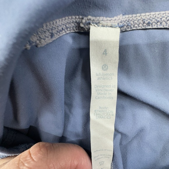 Lululemon Align High Rise Leggings Size 4 Blue Nulu Soft Yoga Pants - Picture 7 of 7